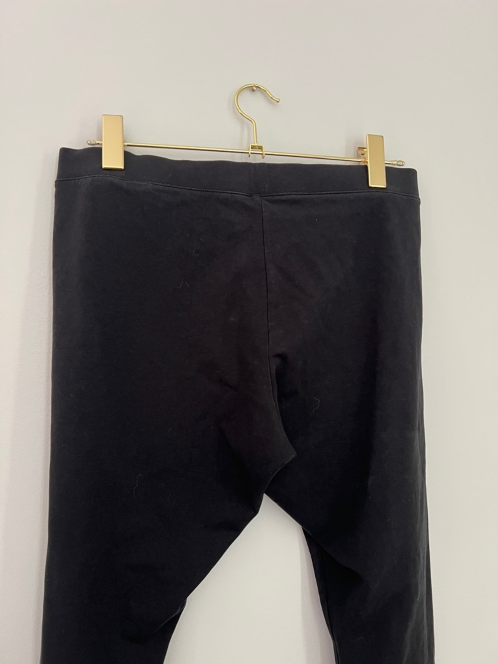 L.L. Bean | Black 90% Cotton 10% Spandex Leggings Activewear #515701 Size LP - Picture 7 of 13